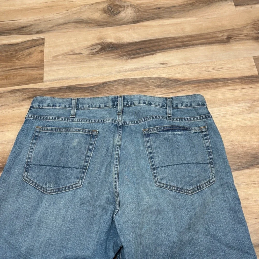 J. Crew Jeans 38x34 Straight Leg Denim Blue Medium Wash Y2K 2000s